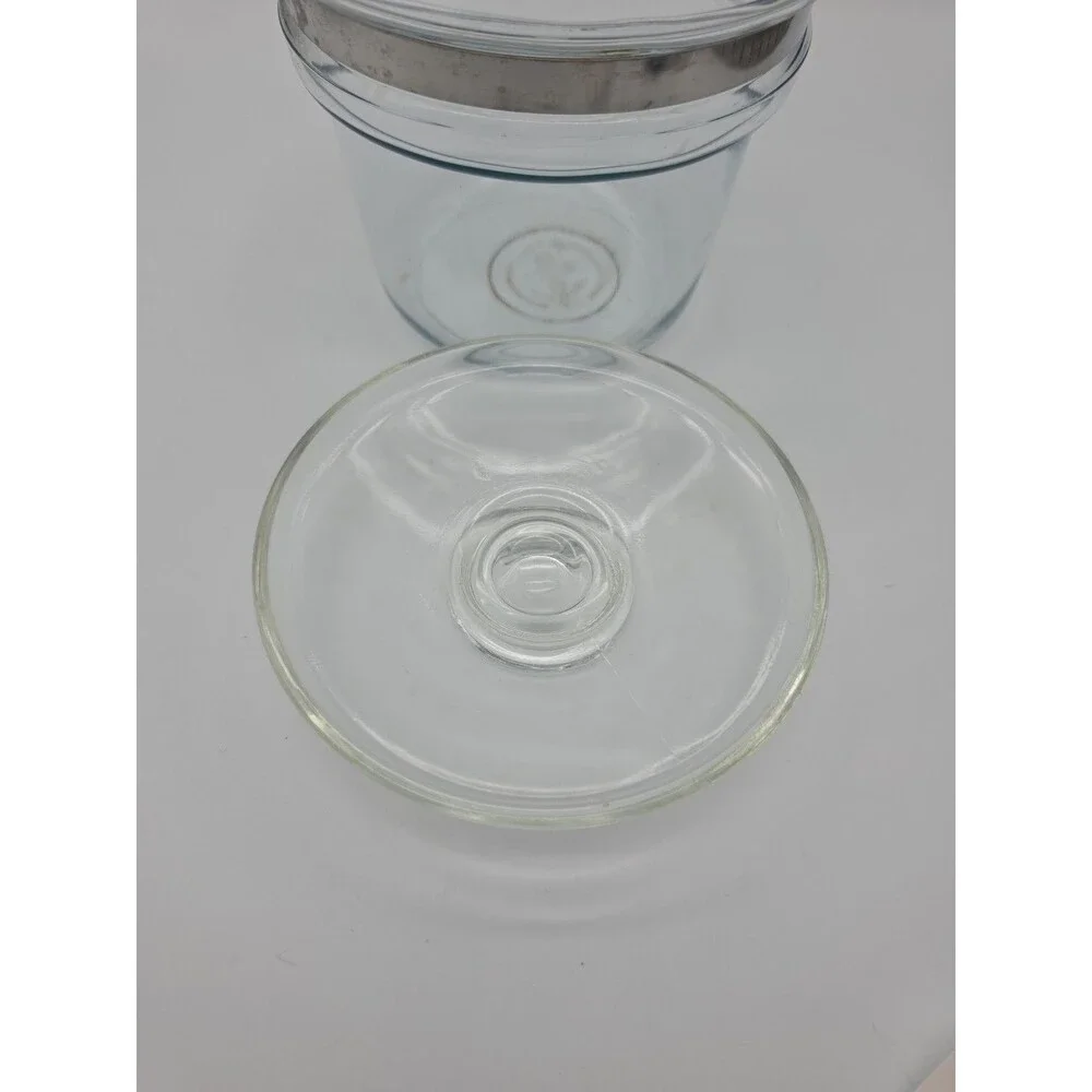 Pyrex Flameware 6283L 1.5 Quart Clear Glass Pot Saucepan with Lid Vintage MCM - Picture 6 of 10